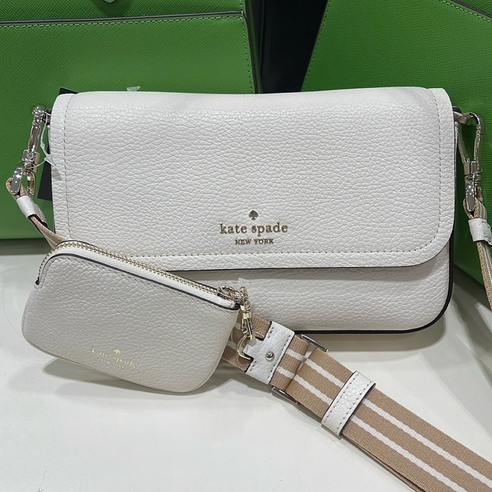 Kate Spades Rosie Flap Crossbody
Parchment 
NWT - Picture 2 of 16